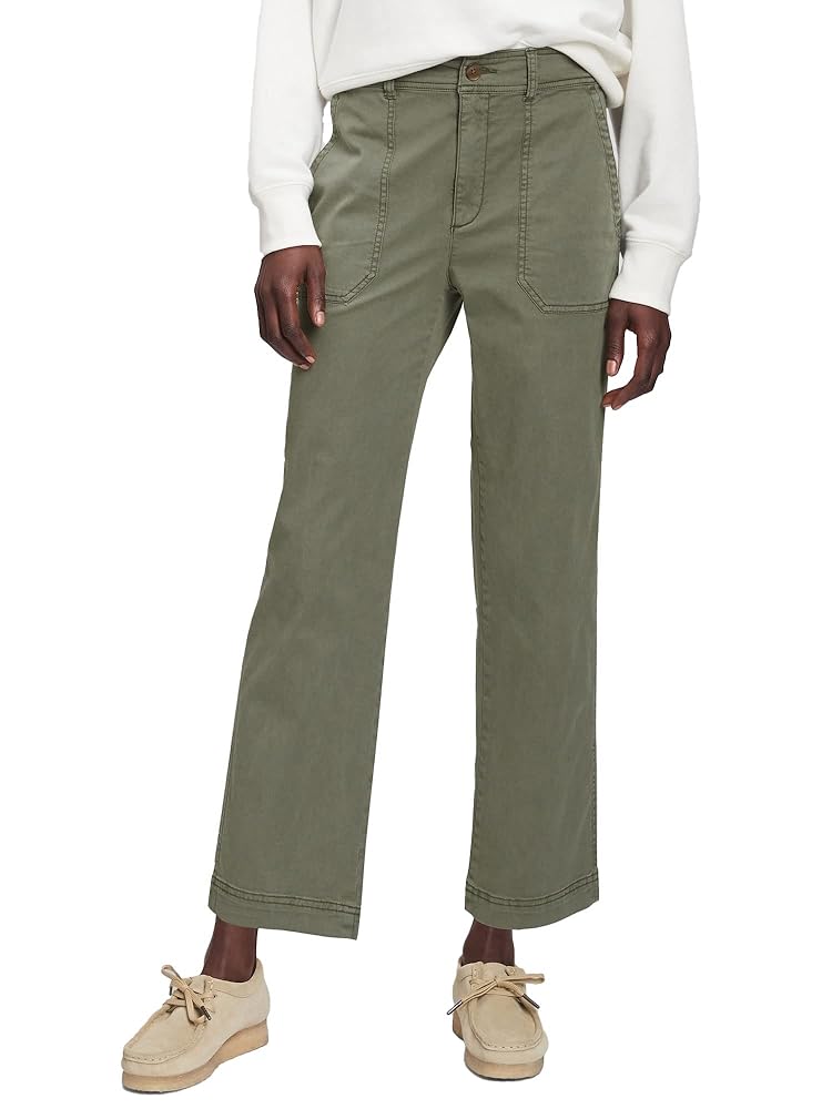 Amazon.com: GAP Womens High Rise Girlfriend Utility Khakis